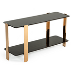Leroy Modern Ebony & Rosegold Console Table by VIG Furniture - View 5