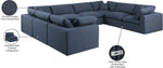 Comfy - 8 Piece Linen Modular Sectional