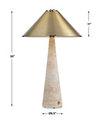 Under Cover - Table Lamp - Brass / Beige / Gold