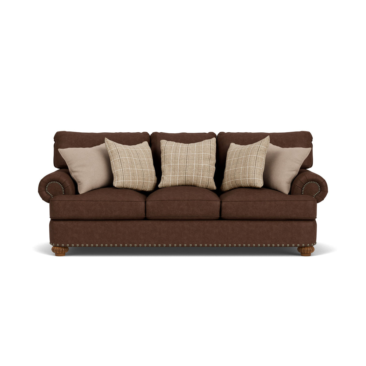 Patterson - Fabric Sofa, Nailhead Trim