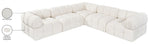Orin - Velvet 5 Piece Modular Corner Sectional