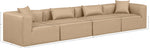 Cube - Modular 4 Piece Sofa - Tan