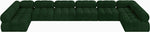 Ames - 8 Piece Fabric Modular Sectional