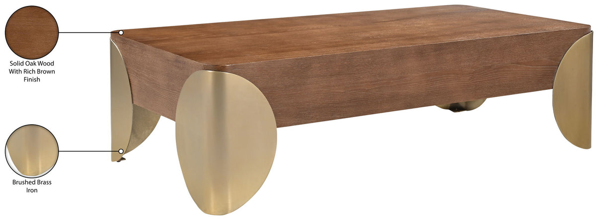 Cazari - Oak Wood And Iron Table