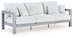 Hurley Park - 4 Pc. - Outdoor Sofa, 2 Lounge Chairs And Coffee Table - Gray