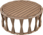 San Pietro - Aluminum Outdoor Patio Coffee Table - Natural