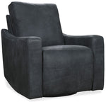 RC - Lewis Power Swivel Recliner - Black