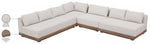Solace - Olefin Performance Fabric 4 Piece Outdoor Patio Modular Sectional