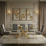 Legend Modern Grey Fabric & Gold Dining Chair (Set of 2) by VIG Furniture - View 8