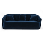 Palomar Modern Blue Velvet & Brass Sofa by VIG Furniture - View 1