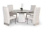 Cabaret Modern White Round Dining Table by VIG Furniture - View 4
