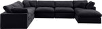Comfy - 7 Piece Velvet Modular Sectional With Chaise