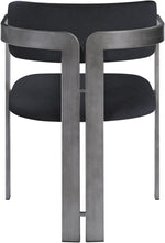 Aurum - Vegan Leather Upholstered Dining Chair With Gray Base (Set of 2)
