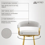 Chelsea - Swivel Fabric Stool