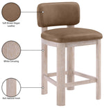 Paloma - Faux Leather Upholstered Counter Stool (Set of 2)