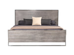 Charlene Modern Grey Elm & Stainless Steel Bed by VIG Furniture - View 1