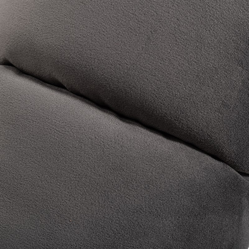 Jeremy Modern Grey Velvet Sofa by VIG Furniture - View 6