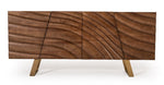 Finley Mid-Century Walnut & Gold Buffet by VIG Furniture - View 2