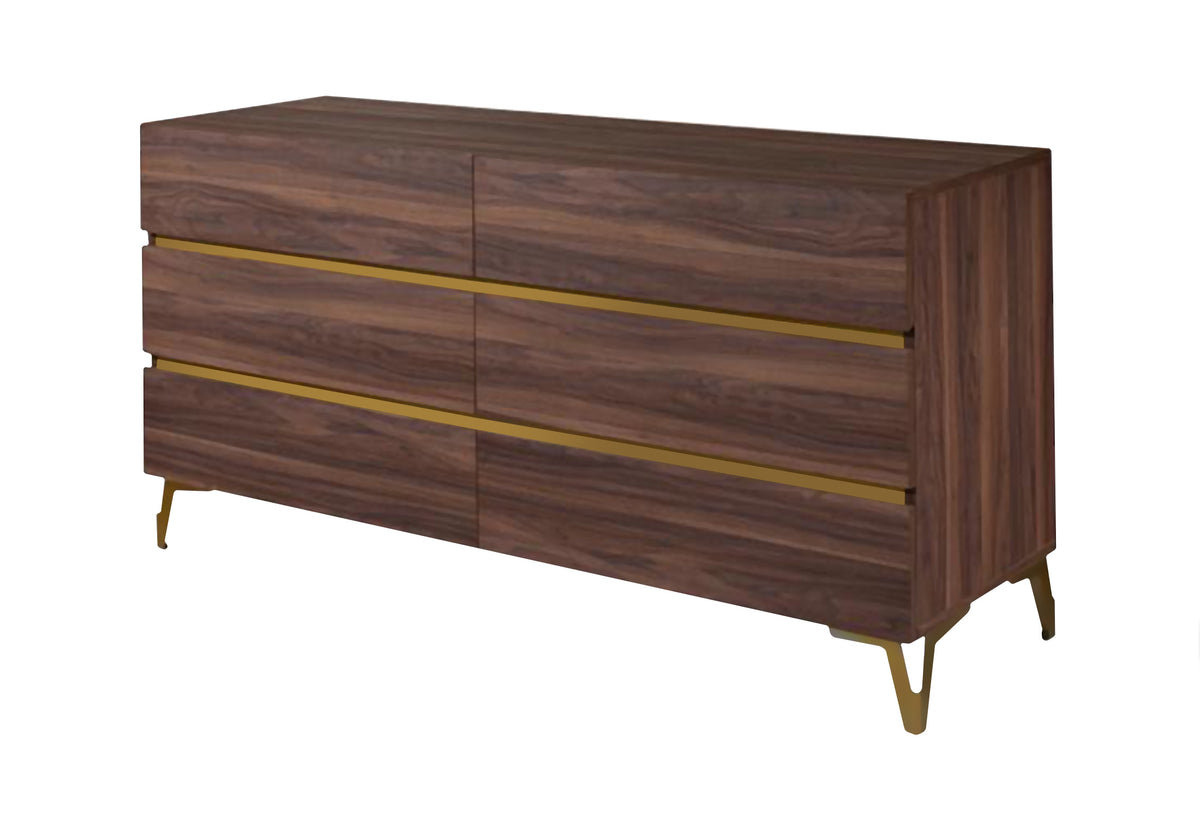 Calabria Modern Walnut Dresser by VIG Furniture - View 1