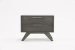 Queen Soria Modern Grey Wash Bedroom Set