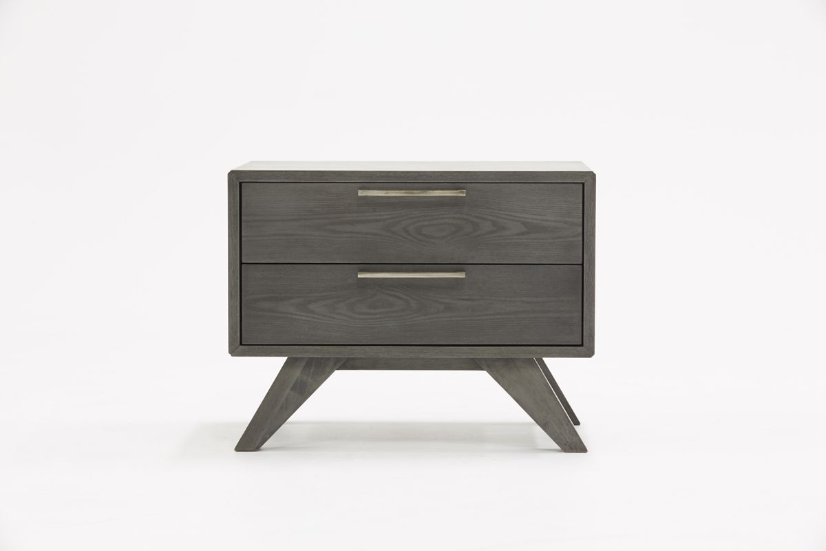 Eastern King Soria Modern Grey Wash Bedroom Set