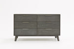 Queen Soria Modern Grey Wash Bedroom Set