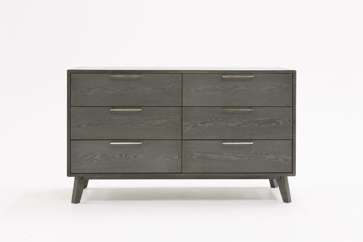 Queen Soria Modern Grey Wash Bedroom Set