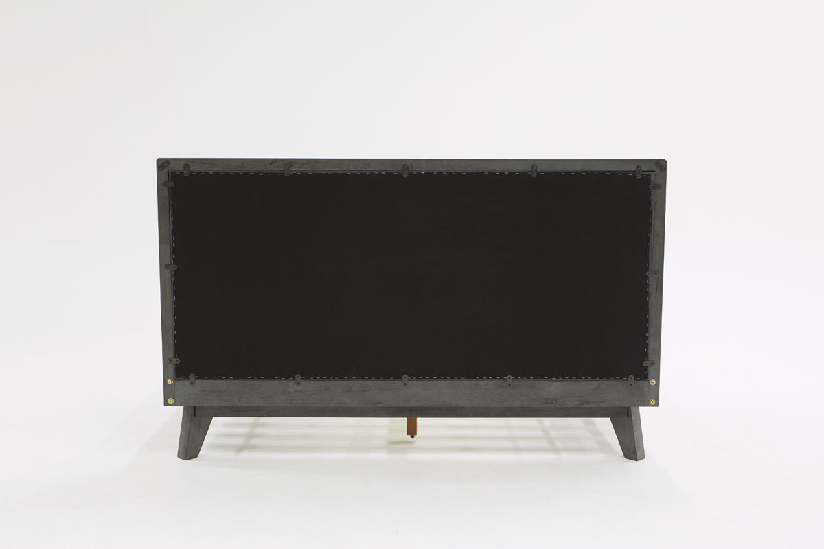 Soria Modern Grey Wash Bed by VIG Furniture - View 5