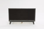 Eastern King Soria Modern Grey Wash Bedroom Set