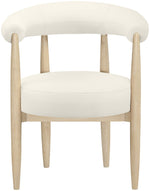 Sable - Vegan Leather Upholstered Dining Chair (Set of 2) - Painted Natural Base
