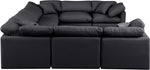 Indulge - Faux Leather 8 Piece Modular Sectional