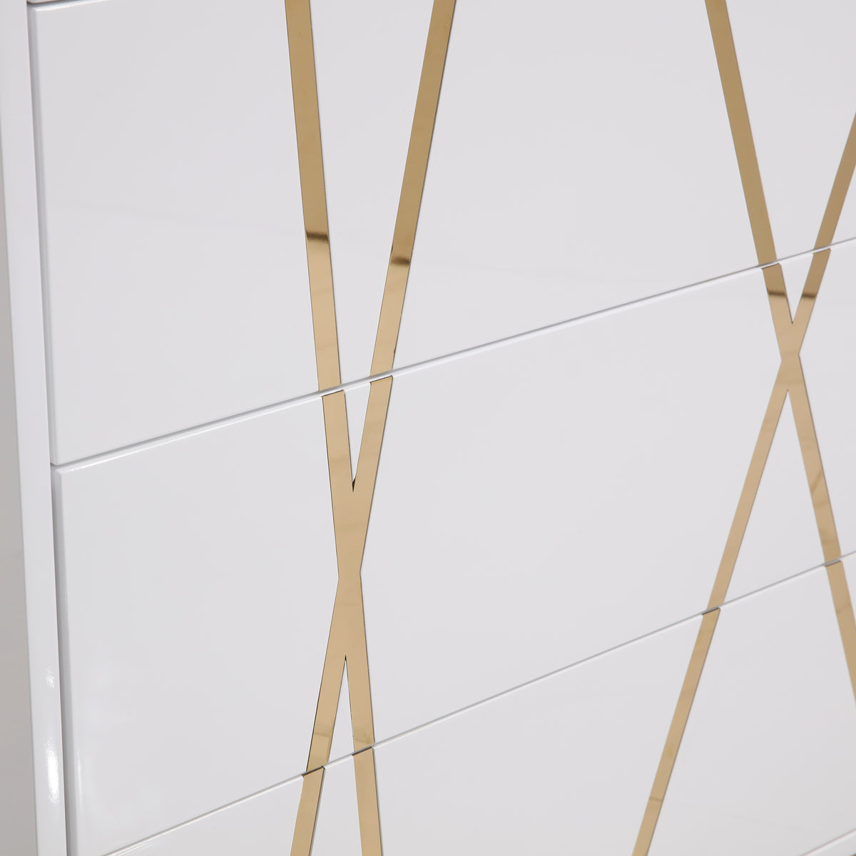 Nixa Modern White & Gold Chest by VIG Furniture - View 6