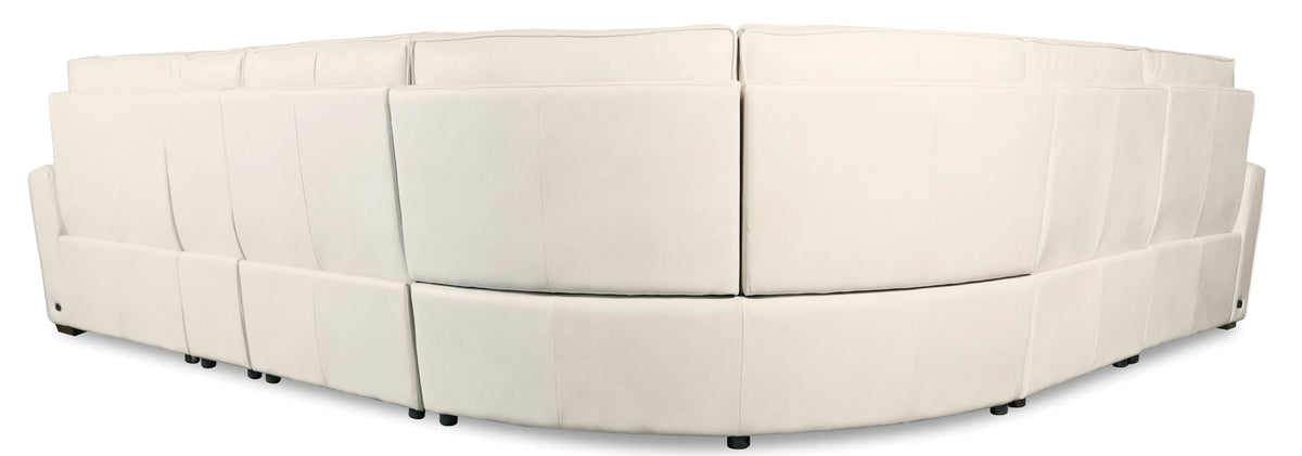 MS - Vann Six-Piece Power Sectional - White
