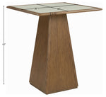 Atrium - Glass Top And Wood Base Dining Table