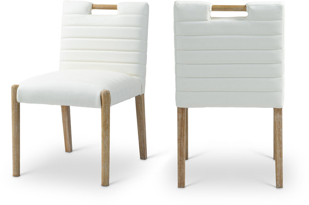 Aimee - Dining Side Chair (Set of 2) - Light Brown Legs
