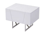 Chrysler Modern White Nightstand by VIG Furniture - View 2
