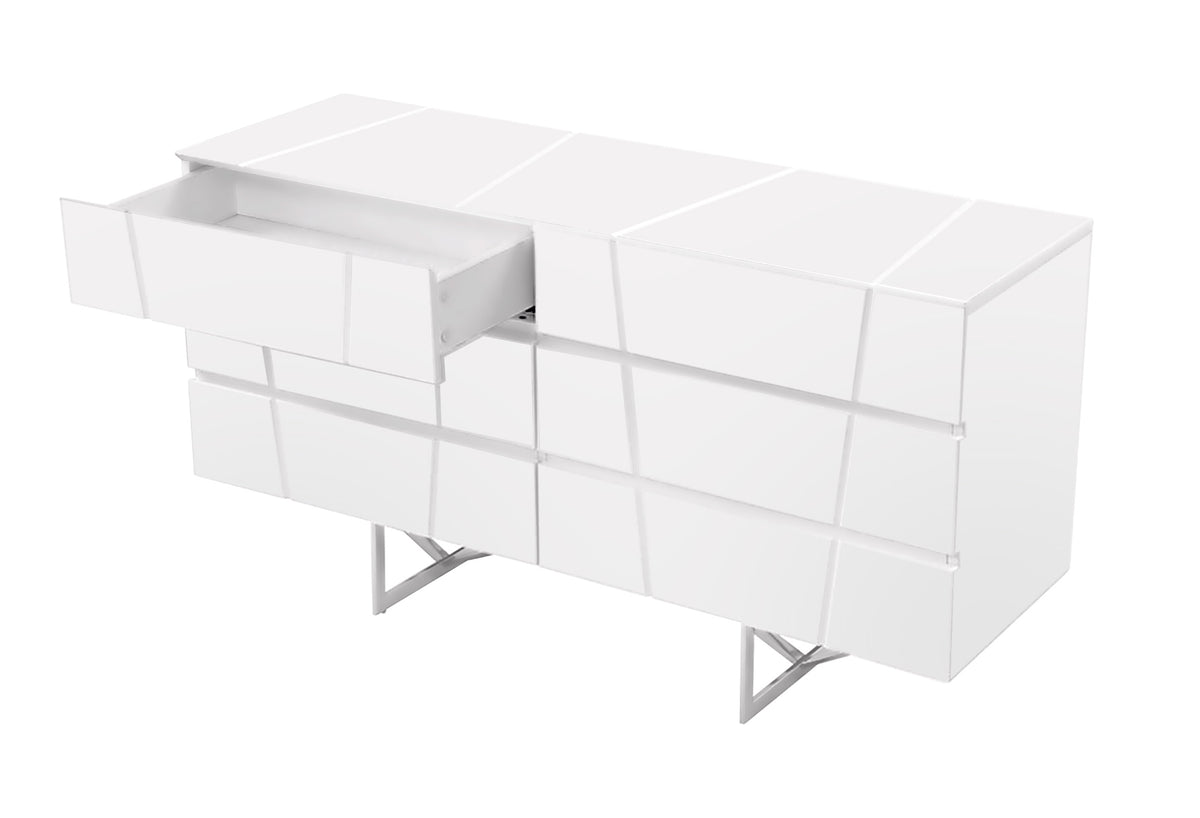 Chrysler Modern White Dresser by VIG Furniture - View 7