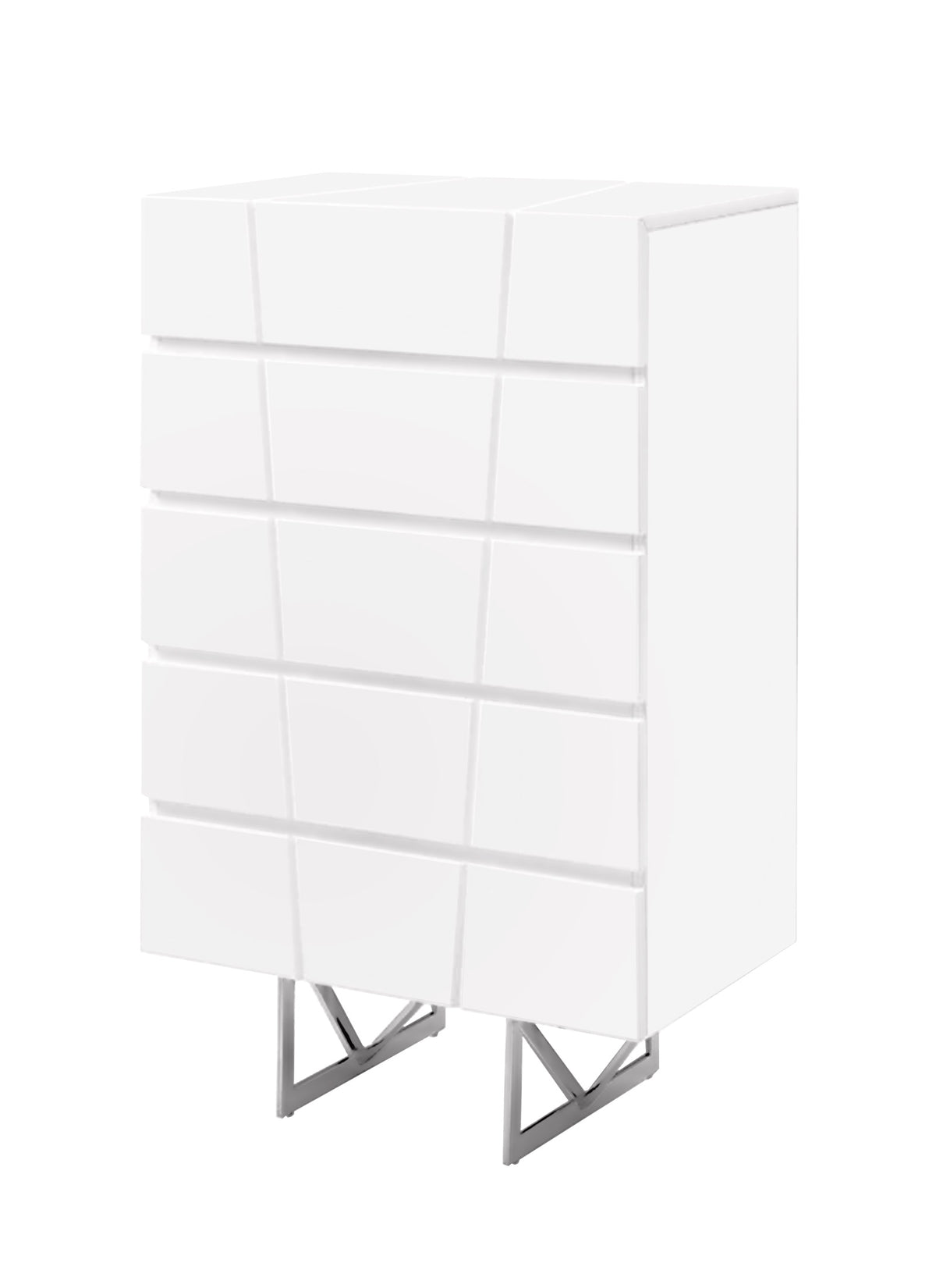 Chrysler Modern White Chest by VIG Furniture - View 3