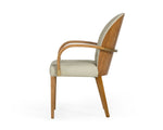Rexford Modern Beige & Walnut Dining Armchair by VIG Furniture - View 3