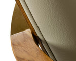 Rexford Modern Beige & Walnut Dining Armchair by VIG Furniture - View 5