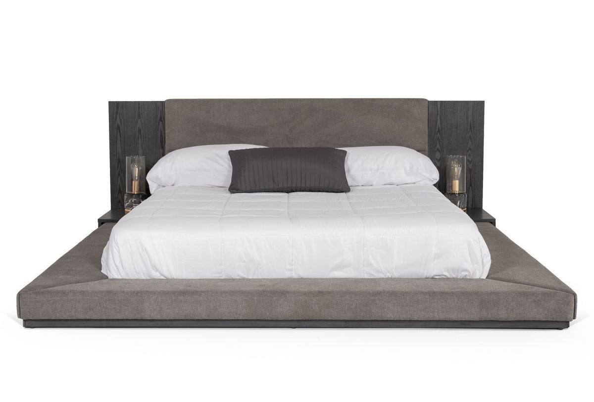 Eastern King Jagger Modern Grey Bed by VIG Furniture - View 2