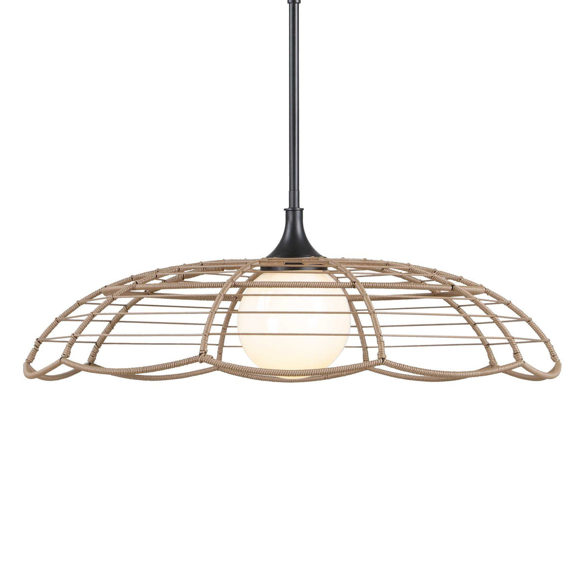 Lakeside - Indoor-Outdoor 1 Light Pendant - Black