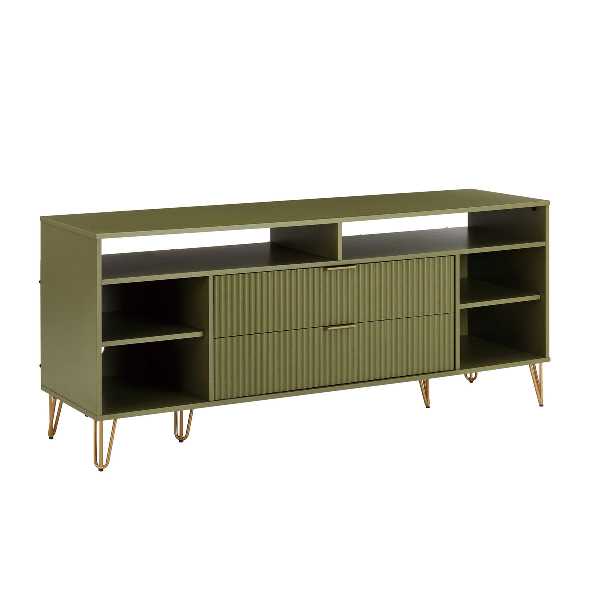 Manhattan Dumbo - Fluted TV Stand