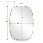 Nidia - Mirror - Antique Gold