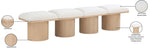 Pavilion - 4 Piece Modular Bench With Natural Base