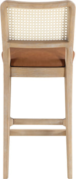 Atrium - Upholstered Bar Stool (Set of 2) - Brushed Natural Frame