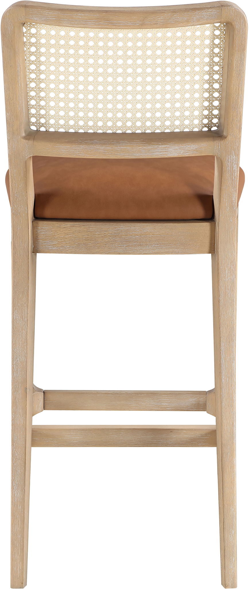 Atrium - Upholstered Bar Stool (Set of 2) - Brushed Natural Frame