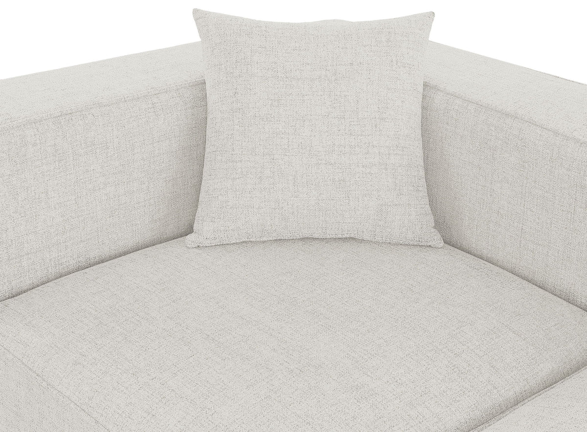 Cube - Linen 5 Piece Modular Sectional