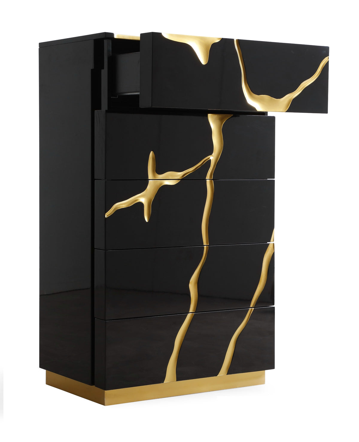 Aspen - Modern Black & Gold Chest by VIG Furniture - View 5