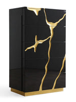 Aspen - Modern Black & Gold Chest by VIG Furniture - View 4